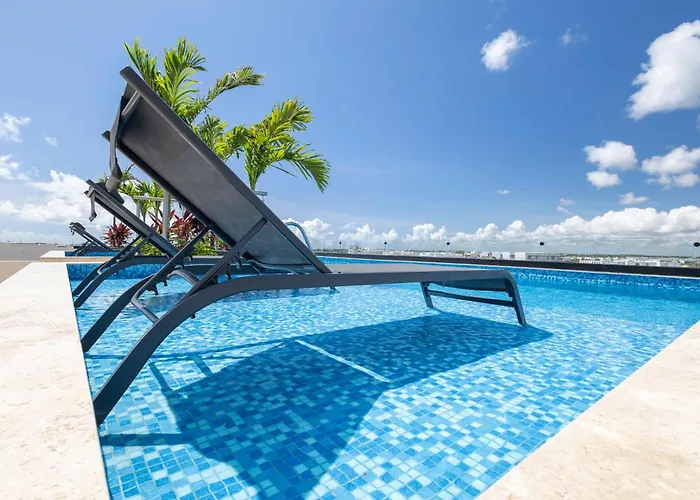 Infinity Pool Rooftop Luxury Aldea Zama Apartamento *