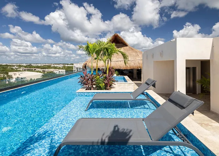 Infinity Pool Rooftop Luxury Aldea Zama Apartamento Tulum